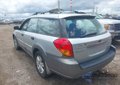 2005 Subaru Outback 2.5I из США, поврежденный, VIN 4S4BP61C757383641